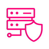 Infrastructure and security icon